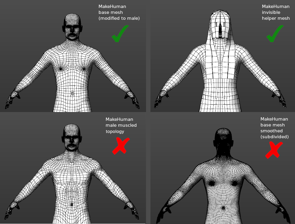 animation - Add clothes (normal mesh) to a person mesh with