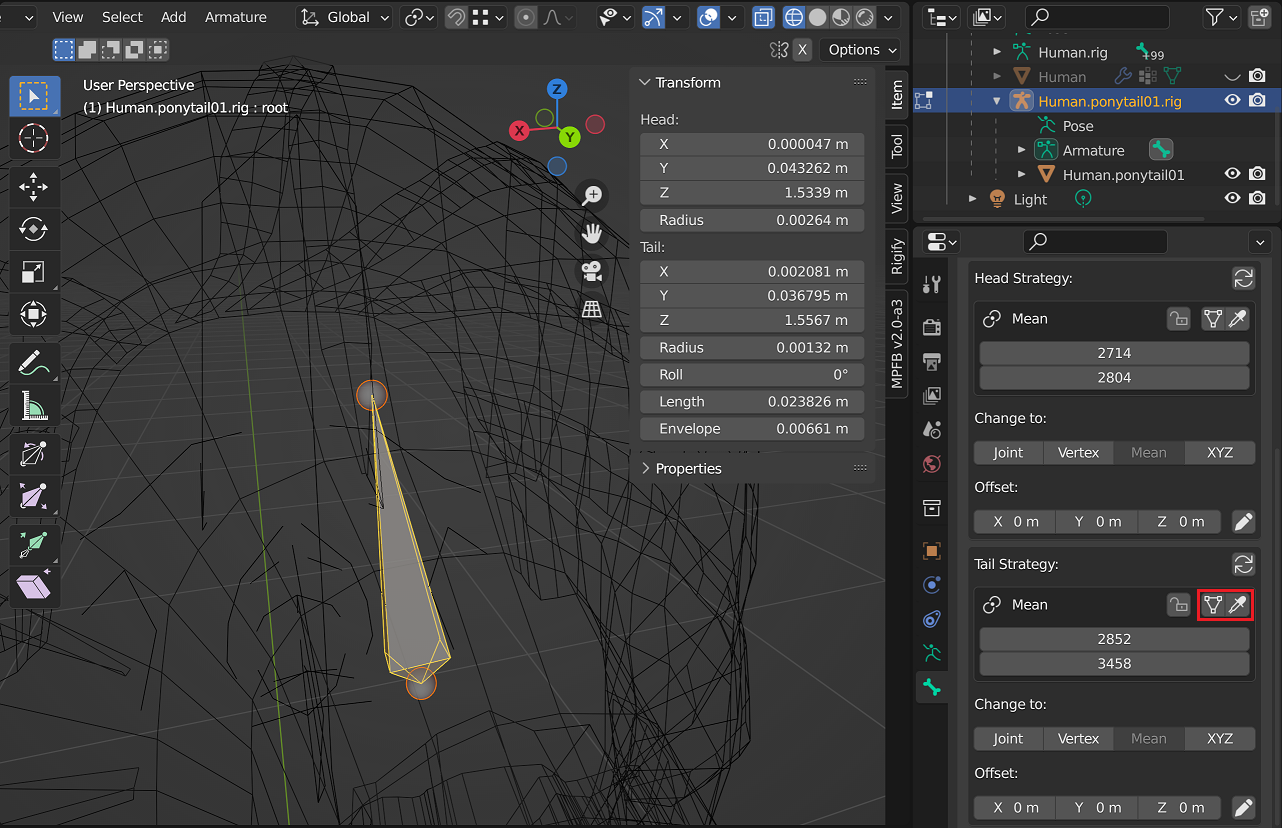 Ponytail Rig Root Strategy